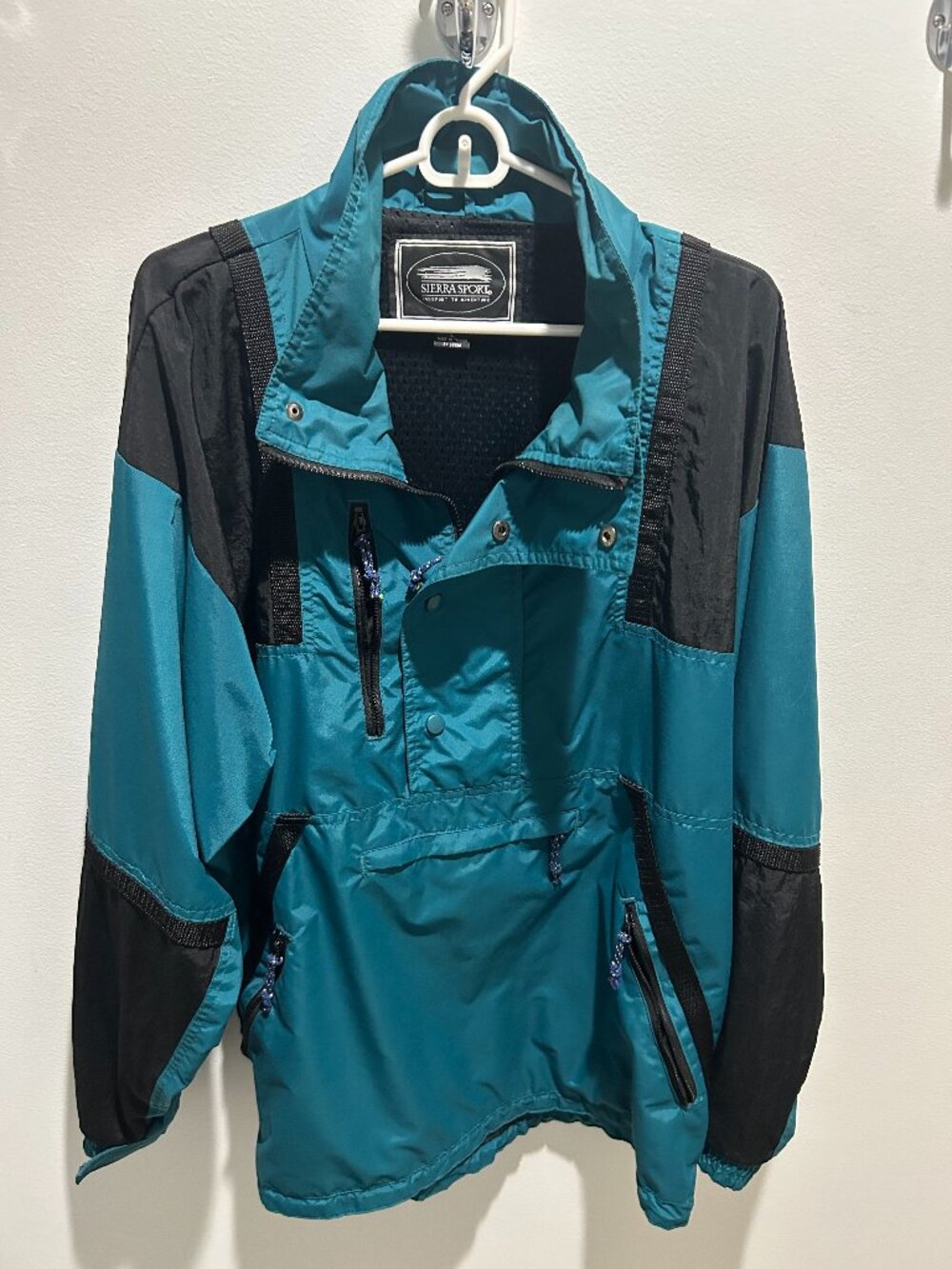 Vintage 1990's Sierra Sport Ski Pullover Windbreaker ~ Men's Large ~ Excellent!